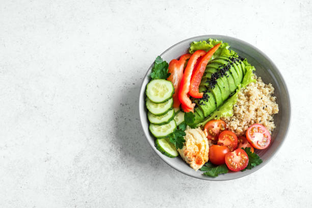 istock Healthy vegan lunch bowl 1201887514