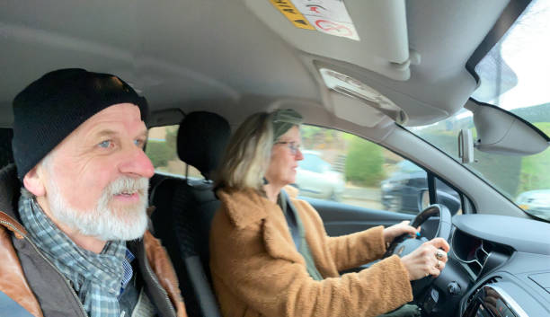 istock Couple on the road 1201889539