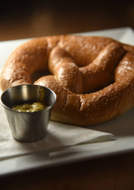 istock Pretzel with Mustard End 1201900072