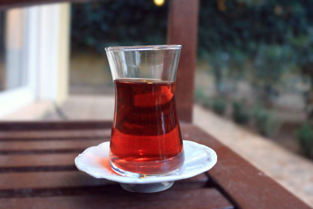 istock Turkish black tea by traditional serving 1201900943