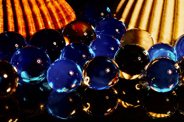 bolas de perfume à base de água em conchas de ar frescor v.2 - waterbased - fotografias e filmes do acervo