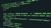 Hacker Code Running Down A Computer Screen Terminal Motion 3d Render 4K ...