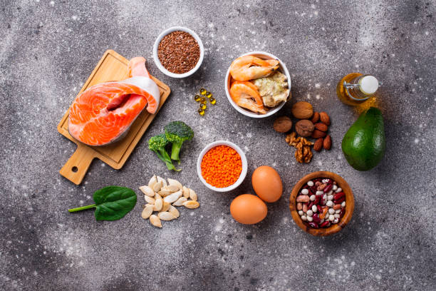 istock Products sources of Omega-3 acids 1201910308