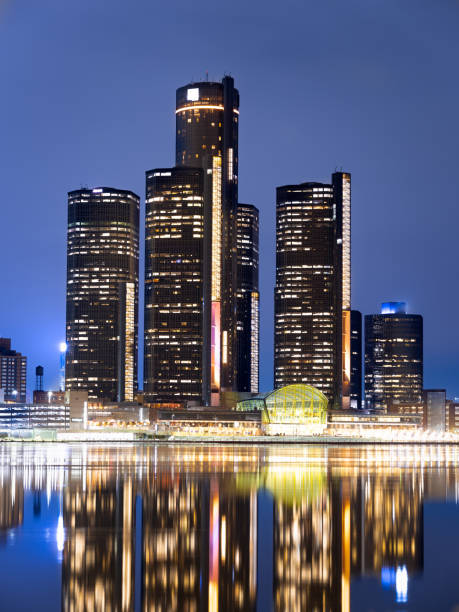 istock Detroit, Michigan's Renaissance Centre -Dusk 1201917880