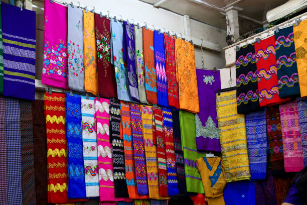 istock Colorful scarf and demo 1201923866