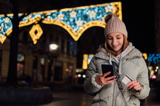 istock Young woman shopping 1201923887