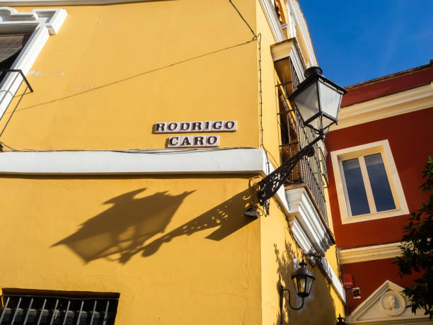 istock Vintage lanterns on the streets in Spain 1201927521