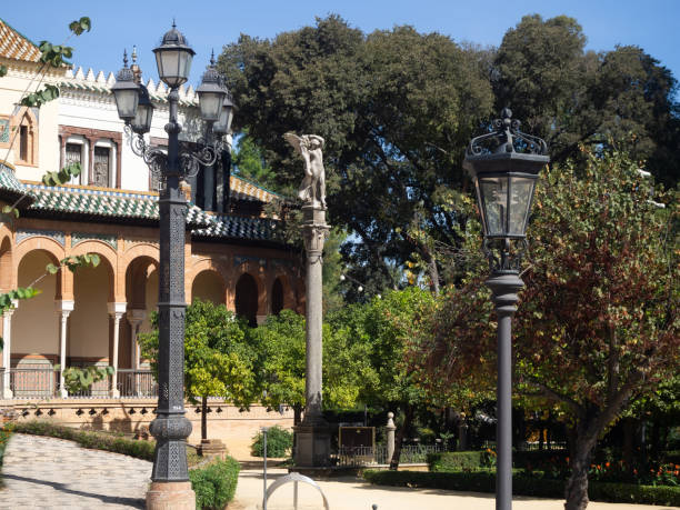istock Vintage lanterns on the streets in Spain 1201927875