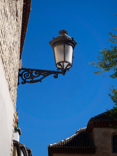 istock Vintage lanterns on the streets in Spain 1201927932