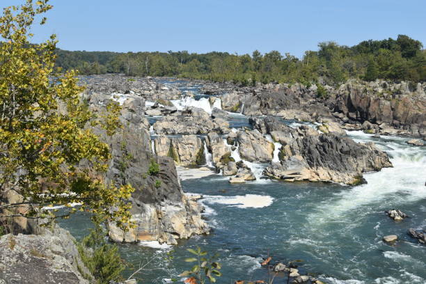 istock Great Falls in sunny day, VA 1201934470