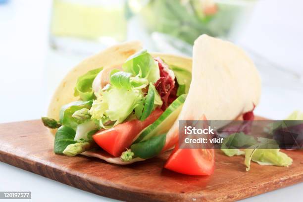 Maistortillaund Gemüsesalat Stockfoto und mehr Bilder von Blattgemüse - Blattgemüse, Einzelner Gegenstand, Farbbild