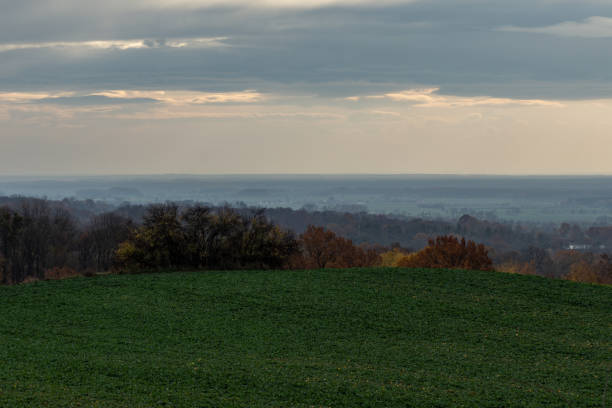istock Landscape from the mountain of St. Anna's fall 1202003624