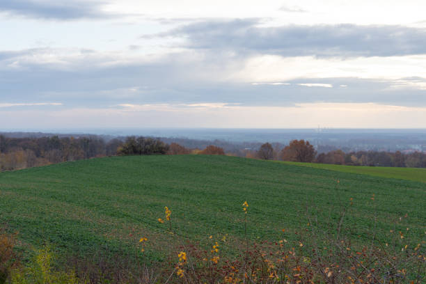 istock Landscape from the mountain of St. Anna's fall 1202004206