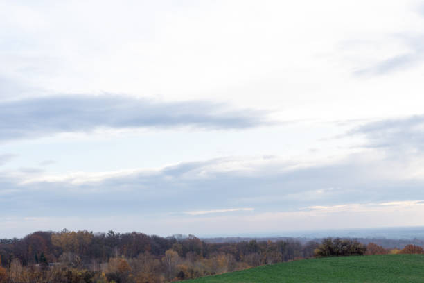 Landscape from the mountain of St. Anna's fall