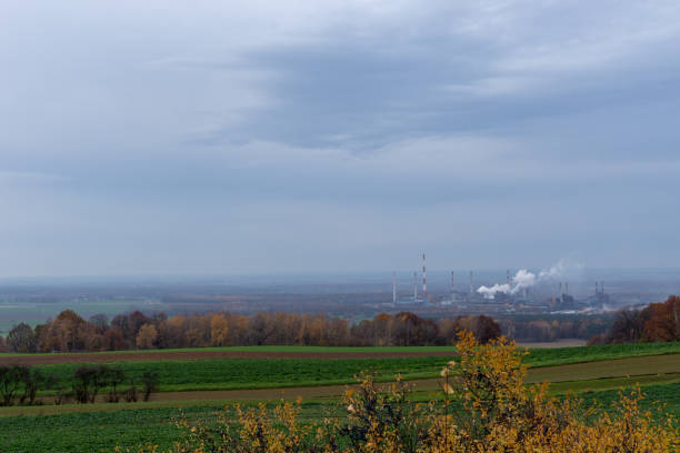 istock Landscape from the mountain of St. Anna's fall 1202004225