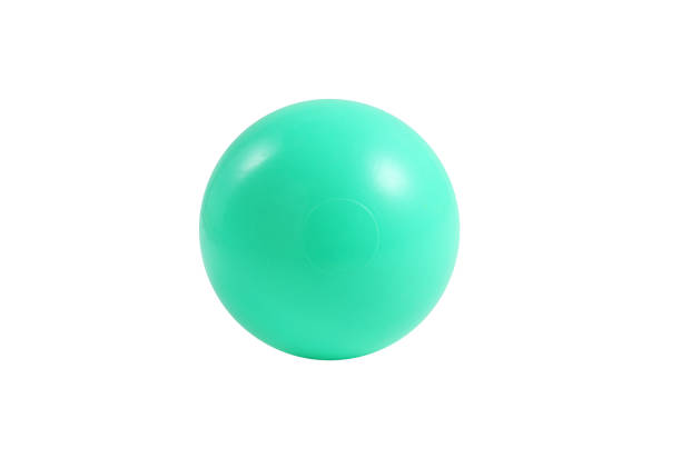 istock miniature plastic ball toy isolated on white background, Small ball for kid 1202004270