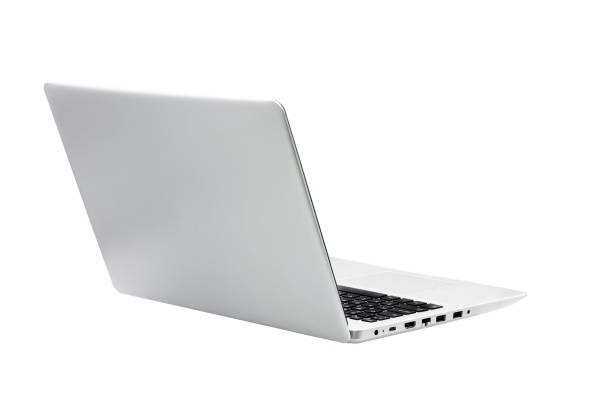 istock Laptop isolated on the white background with clipping path 1202005814