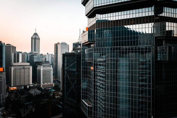 istock Drone View cityscape of Hong Kong 1202007137