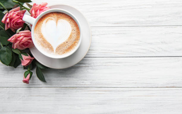 istock A cup of coffee with heart pattern 1202008296