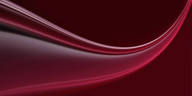 Abstract fractal wave on a burgundy background