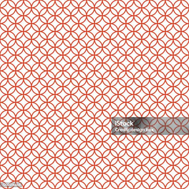 Shinko Pattern Japanese Traditional Pattern Shippo Pattern Stock Illustration ...