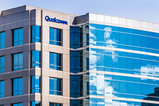 Jan 12, 2020 San Jose / CA / USA - Qualcomm corporate headquarters in Silicon Valley; Qualcomm, Inc. is an American multinational semiconductor and telecommunications equipment company