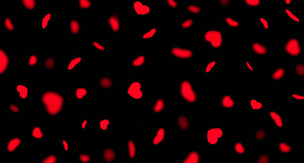 Red hearts on a black background, falling hearts, blurred bokeh background, heart, holiday, love, black, stratified, many hearts, Valentine's day, romance abstract, art, background, black background, blurred background, bokeh, bright, celebration, color, colorful, decoration, design, effect, falling hearts, fashion, festive, geometric, flaming, graphic, heart, holiday, illustration ,love, many hearts, modern, template, Print, red, romance, shape, stratified, texture, Valentine's Day, wall Wallpaper epithelium photos stock pictures, royalty-free photos & images