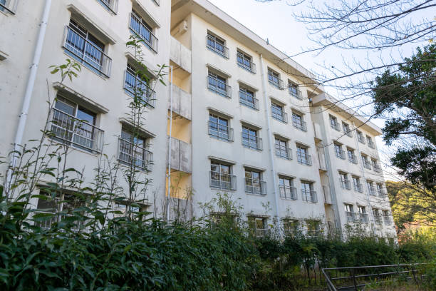 istock Housing complex in Hachioji city, Tokyo, Japan 1202020477