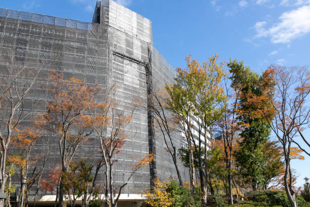 istock Housing complex in Hachioji city, Tokyo, Japan 1202020609
