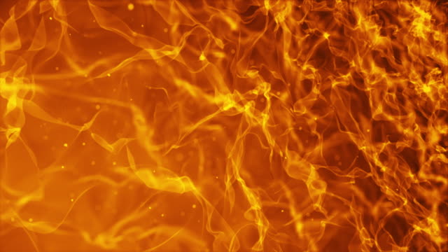 4K - Slow Motion Fire Background | Loopable