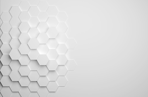 abstract hexagon pattern