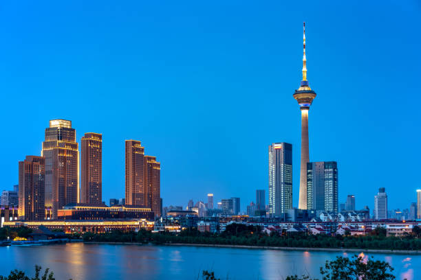 istock Tianjin city skyline 1202029403