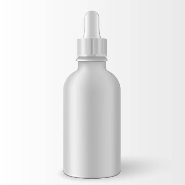 istock Realistic package luxury cosmetic product. Realistic Cosmetic bottle mockup on white background. 1202031934