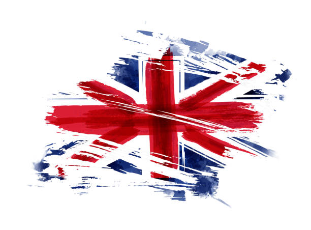 illustrazioni stock, clip art, cartoni animati e icone di tendenza di bandiera grunge del regno unito - british flag dirty british culture flag