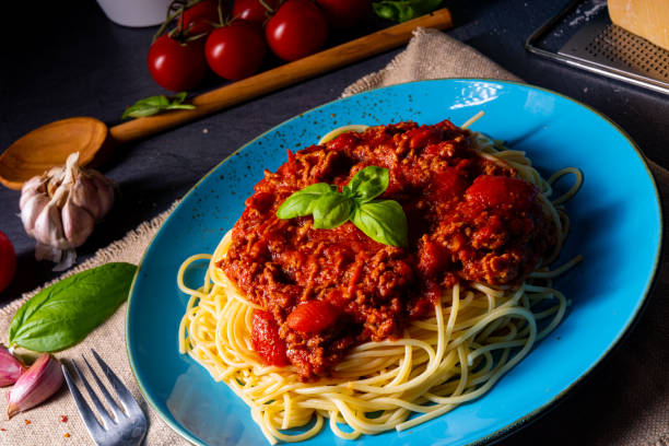 istock The real Bolognese sauce with spaghetti noodle 1202035350