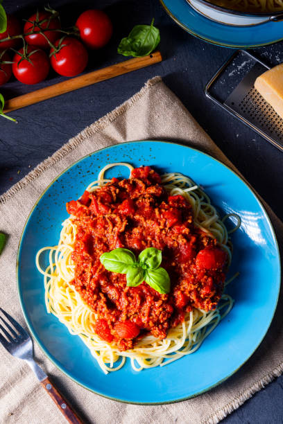 istock The real Bolognese sauce with spaghetti noodle 1202035439