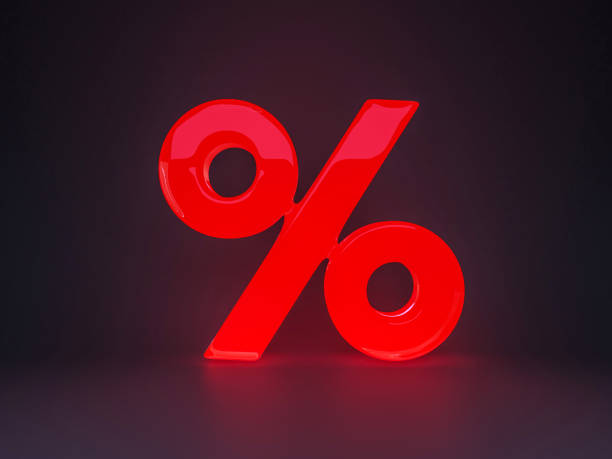 istock Seasonal sales dark background with percent discount pattern. 3D 1202036286