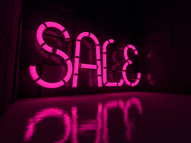 istock Seasonal sales black background with percent discount pattern. 3D 1202036288