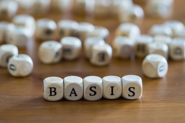 istock Base written with wooden cubes 1202041035