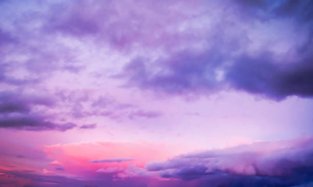 다채로운 구름 스톡 사진