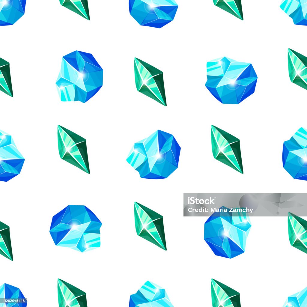 Crystal Pattern Vector Patterns New Crystals Set And Patterns Stock Illustration - Download Image Now ...