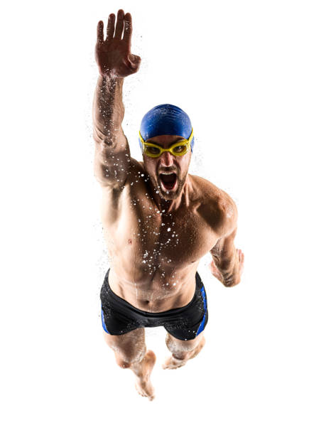 istock man sport swimmer swimming isolated white background 1202049874