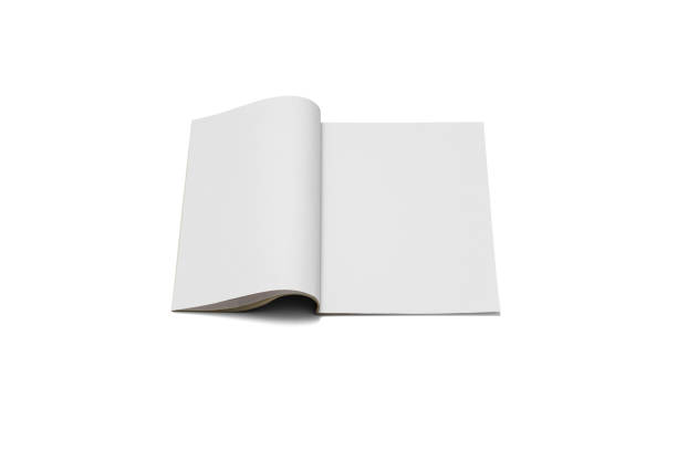 istock Mock-up magazine, newspaper or catalog isolated on white background. 1202050526