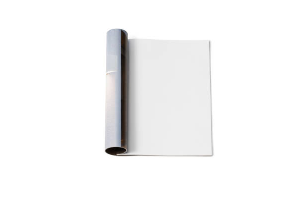 istock Mock-up magazine, newspaper or catalog isolated on white background. 1202050541