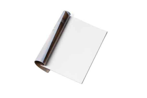 istock Mock-up magazine, newspaper or catalog isolated on white background. 1202051073