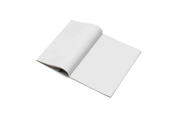 istock Mock-up magazine, newspaper or catalog isolated on white background. 1202051081