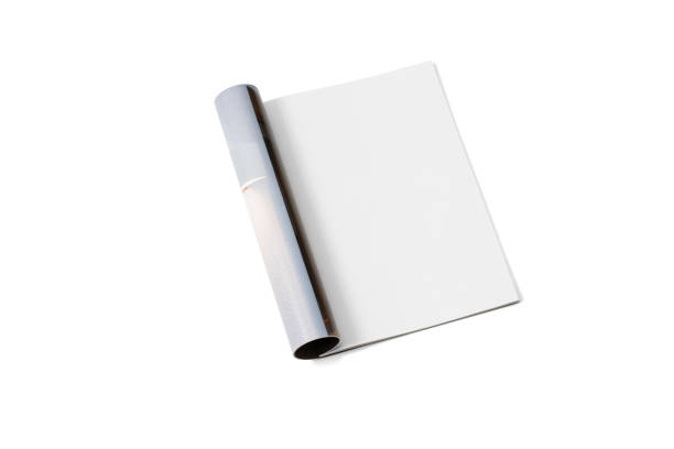 istock Mock-up magazine, newspaper or catalog isolated on white background. 1202051112