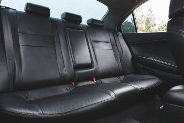 istock Car interior, part of back seats, close 1202051184