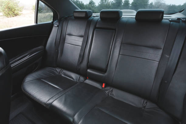 istock Car interior, part of back seats, close 1202051230