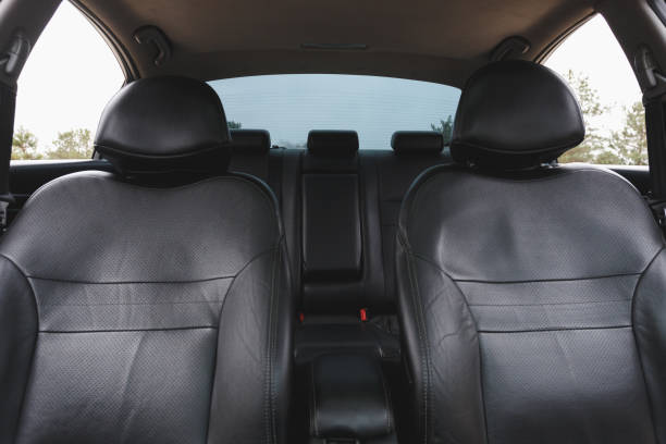 istock Car interior, part of front seats, close 1202051379